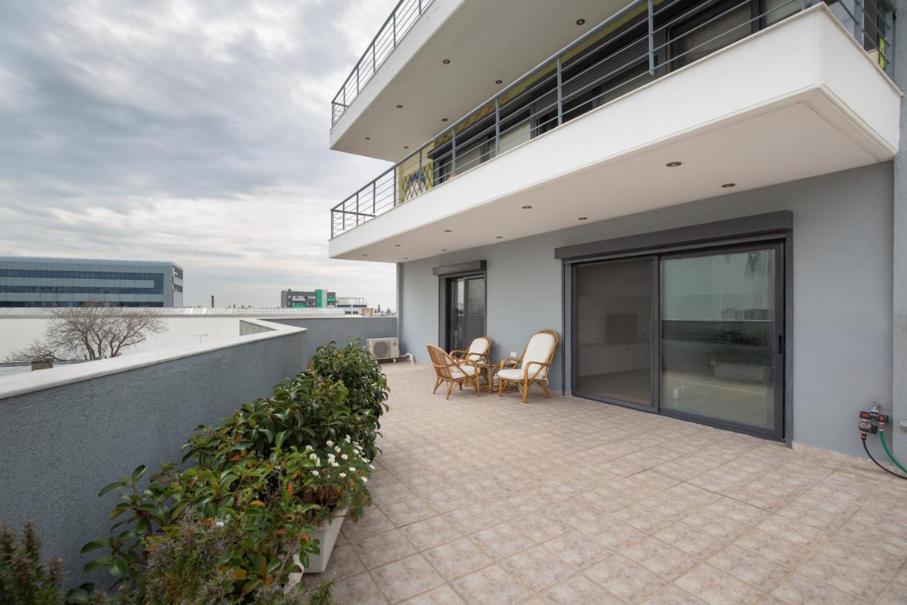 Spacious Modern Apartments With Great Rooftop View Athen Exterior foto